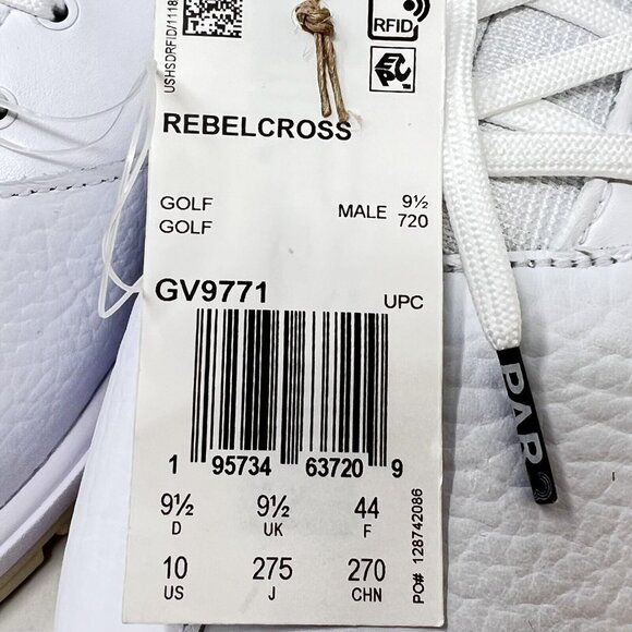 Adidas Rebelcross Mens Golf‎ Shoes White Black EVN 791001 Size 8 Classic * New * main image 12